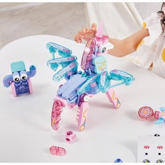 Botzees Go! Unicorn Interactive Building Remote Stem Learning Toys For Girls - Picture 1 of 8